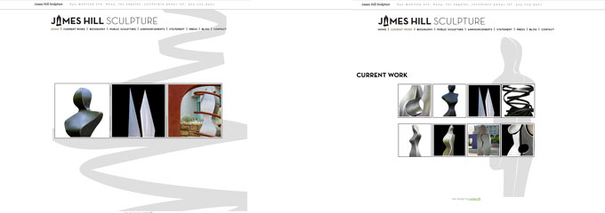 James Hill Sculpture - Website