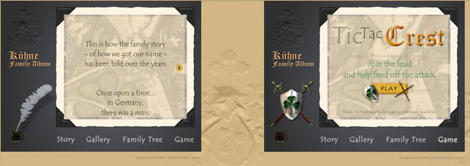 Family Album - Flash Website