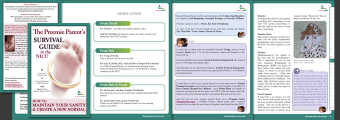 PreemieWorld - Book Graphics & Layout Design